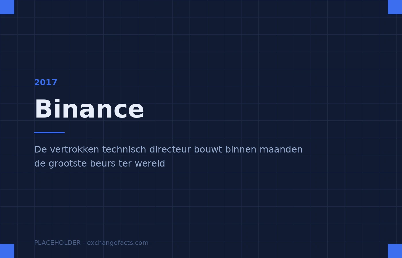 De vertrokken technisch directeur richtte Binance op. Binnen maanden was hij groter dan zi